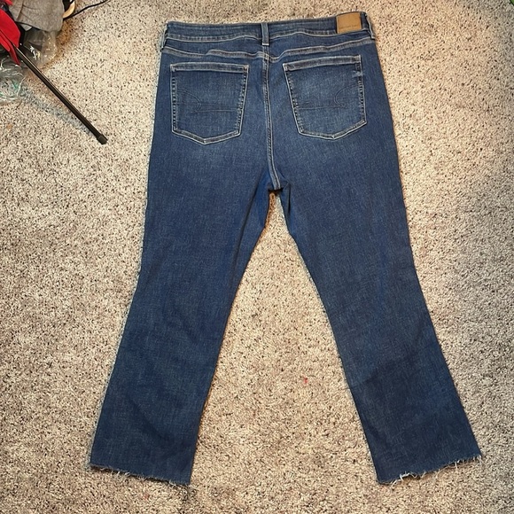 American Eagle Next Level Stretch Dark Wash Jean‎ Size 18 - Picture 6 of 9